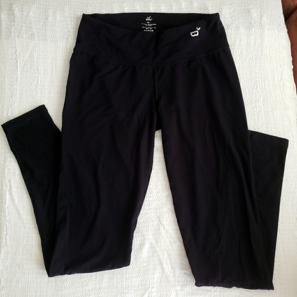 BLACK BAMBOO FULL LEGGING – SLIM AND STYLISH WITH A MID-RISE THICK WAISTBAND